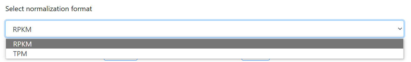 choose normalization format